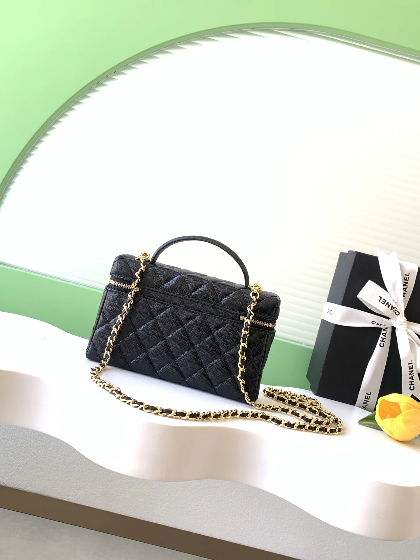 Chanel Black Quilted Leather Crossbody Bag product photo from LabelPicks