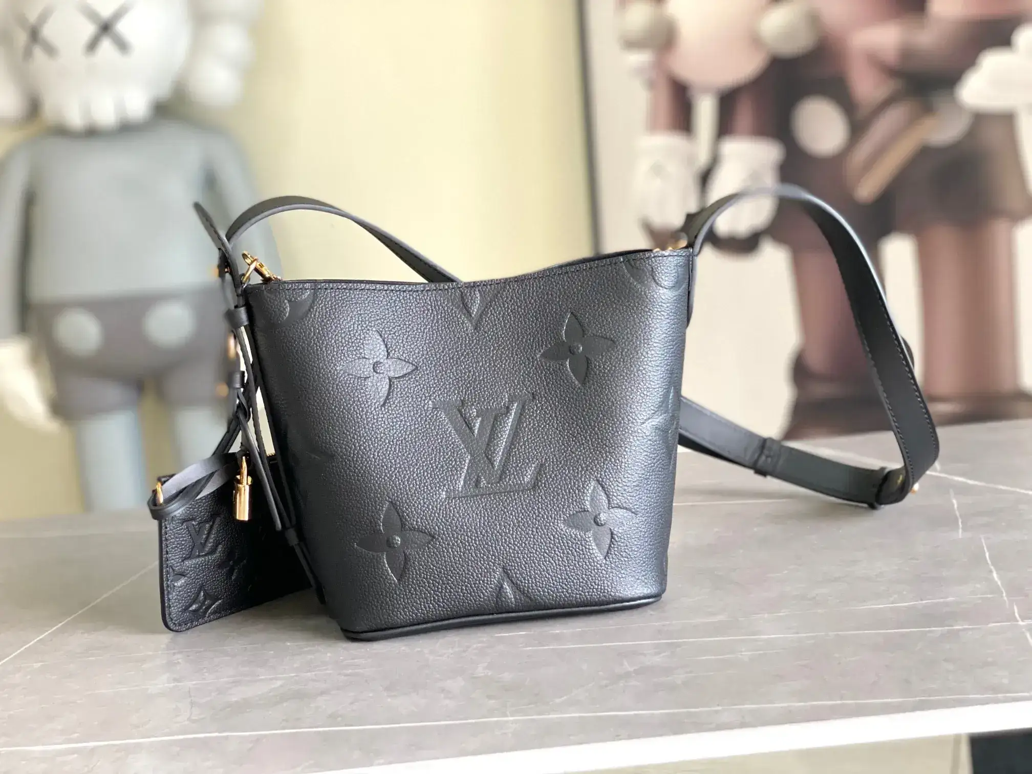 Louis Vuitton Black Bucket Bag product photo from LabelPicks