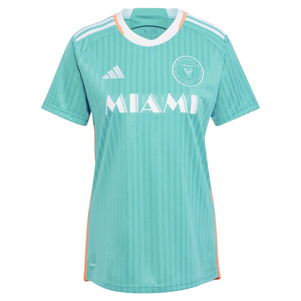 Lionel Messi Inter Miami CF adidas Women's 2024 Archive Replica Player Jersey - Aqua
