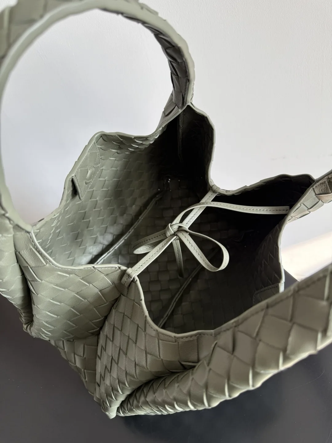 Bottega Veneta Campana Intrecciato Woven Leather Hobo Bag product photo from LabelPicks