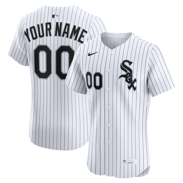 Chicago White Sox Nike Home Elite Custom Jersey - White