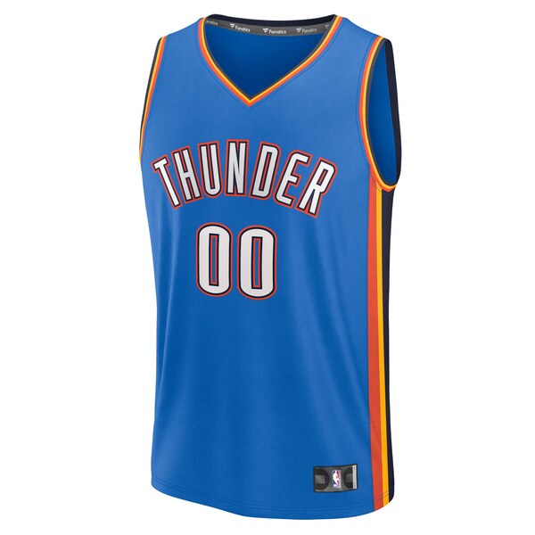 Oklahoma City Thunder  Fast Break Custom Replica Jersey - Icon Edition - Blue
