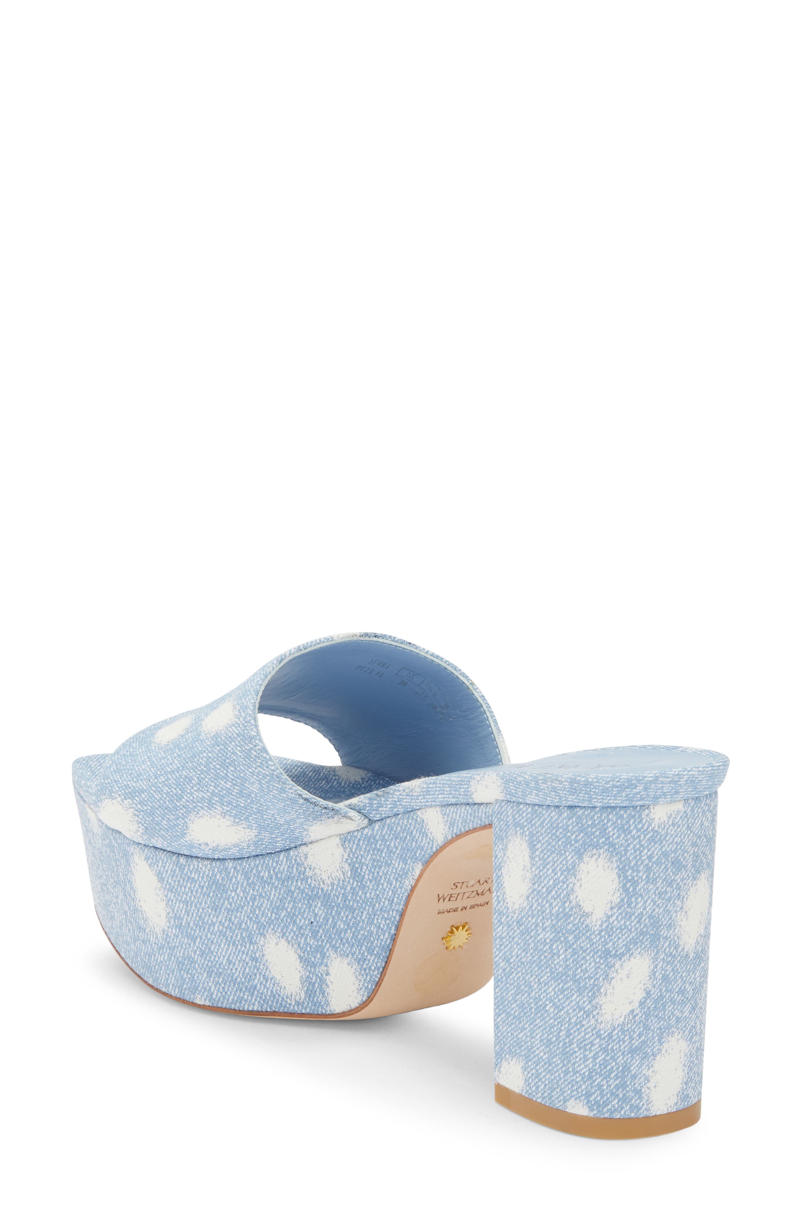 Stuart Weitzman Square High Platform Sandal