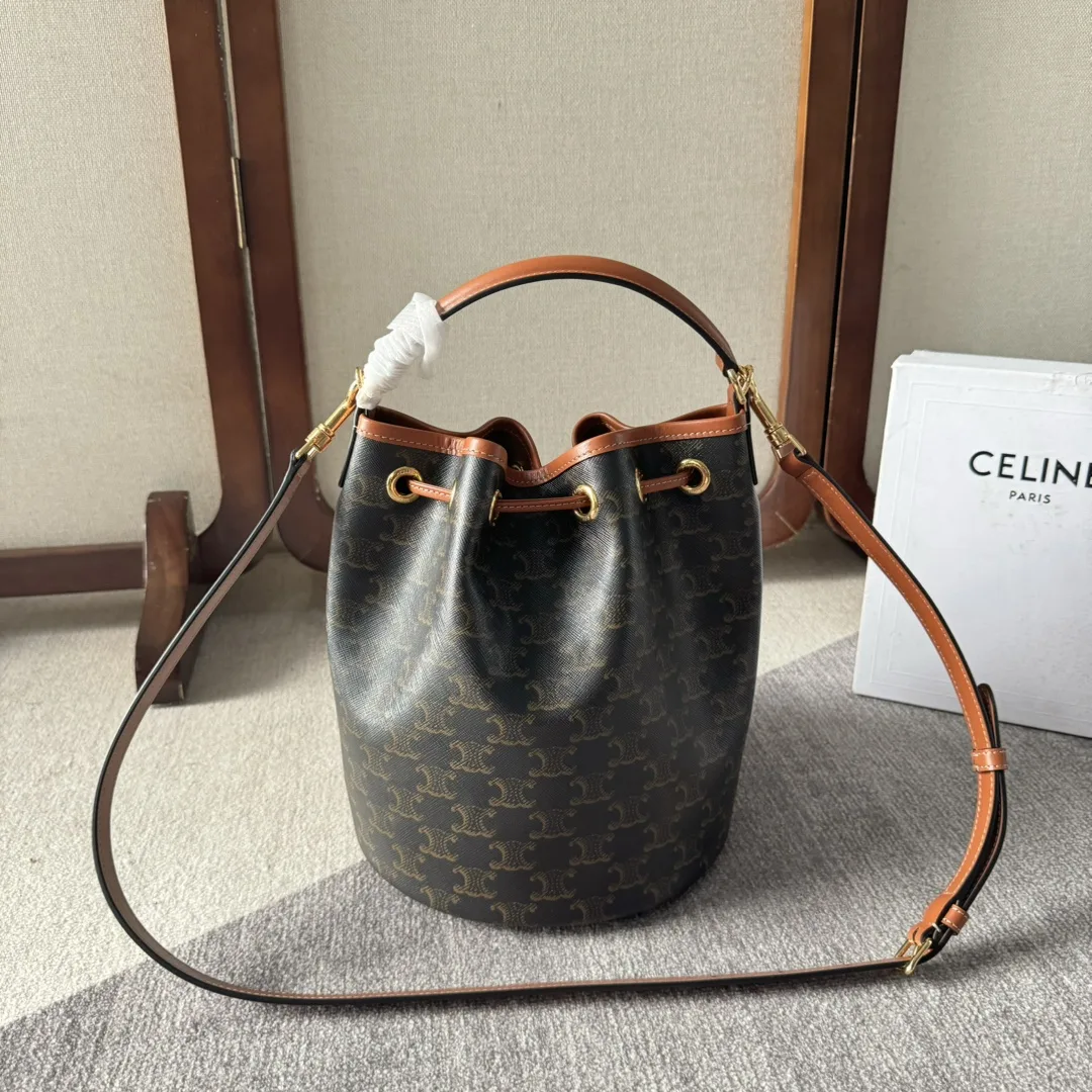 Celine Triomphe Canvas Clara Bucket Bag product photo from LabelPicks