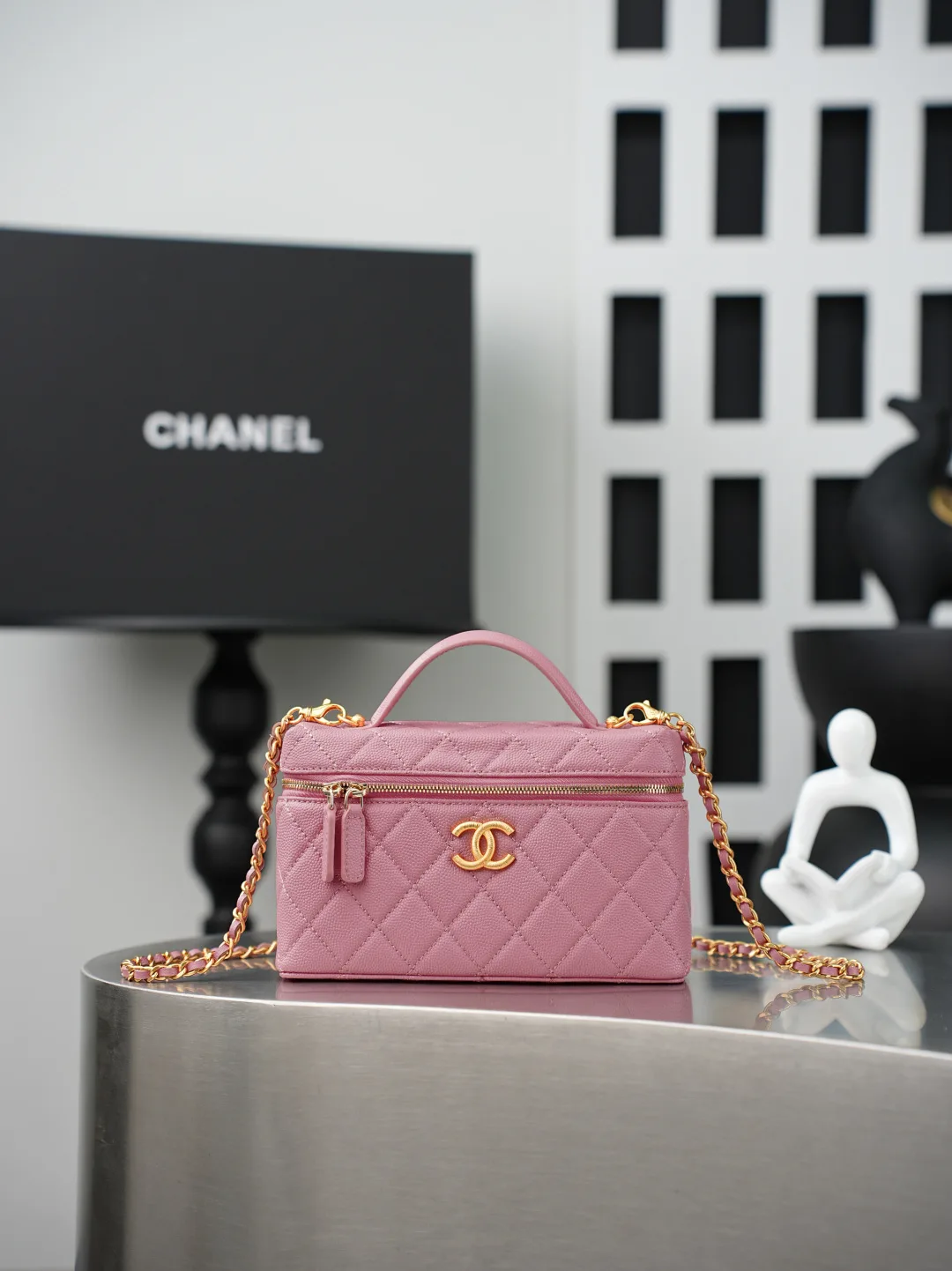 Chanel Quilted Leather Top Handle Bag product photo from LabelPicks