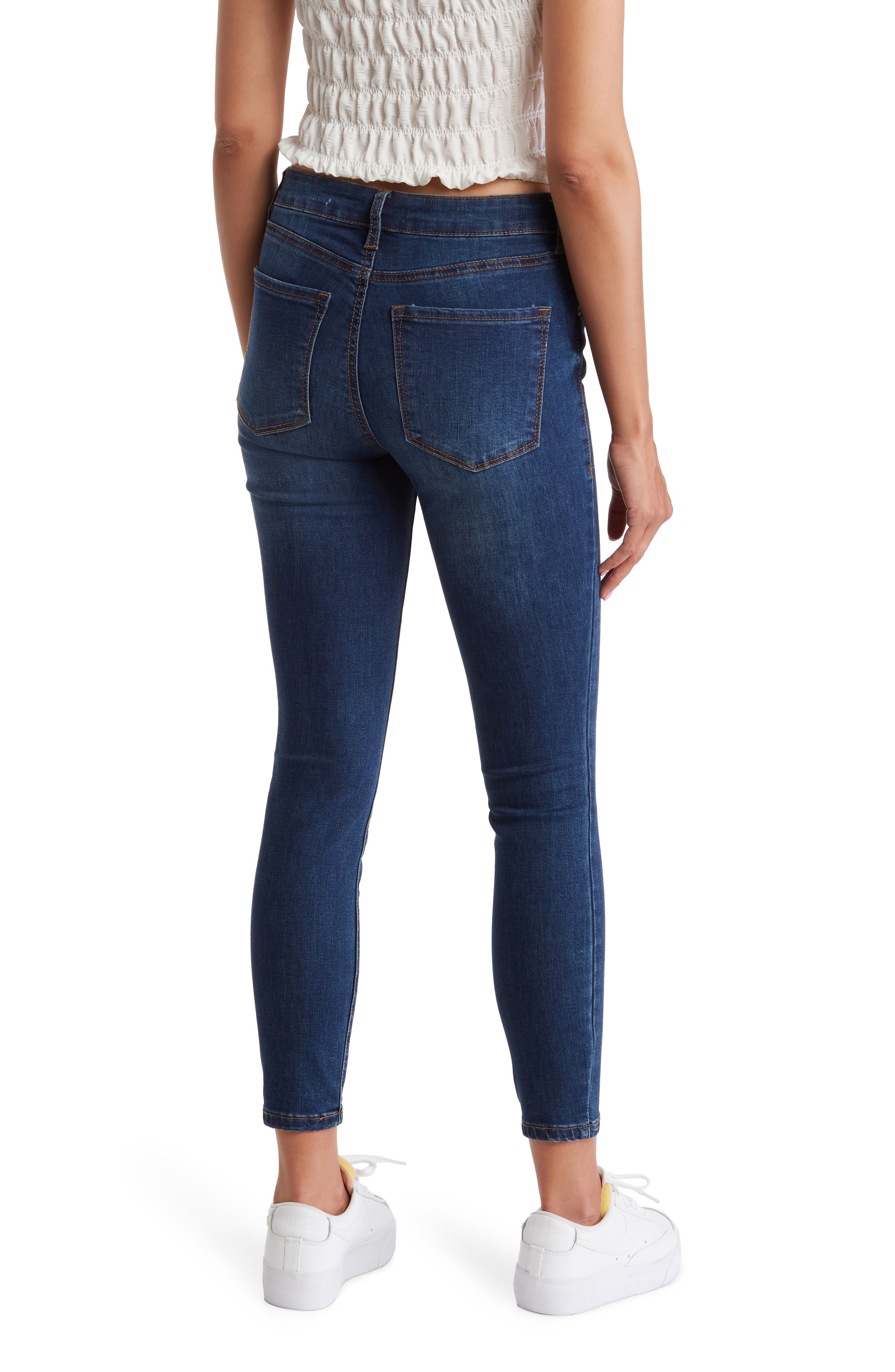 STS Blue Ellie High Rise Ankle Crop Skinny Jeans