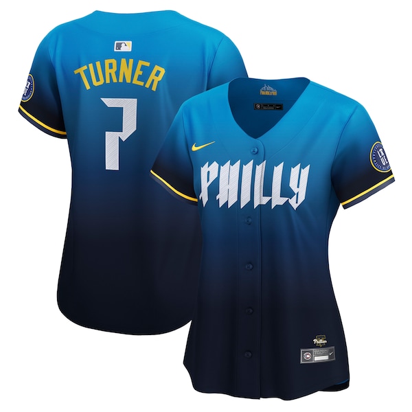 Trea Turner Philadelphia Phillies Nike Women's City Connect Limited Player Jersey - Navy