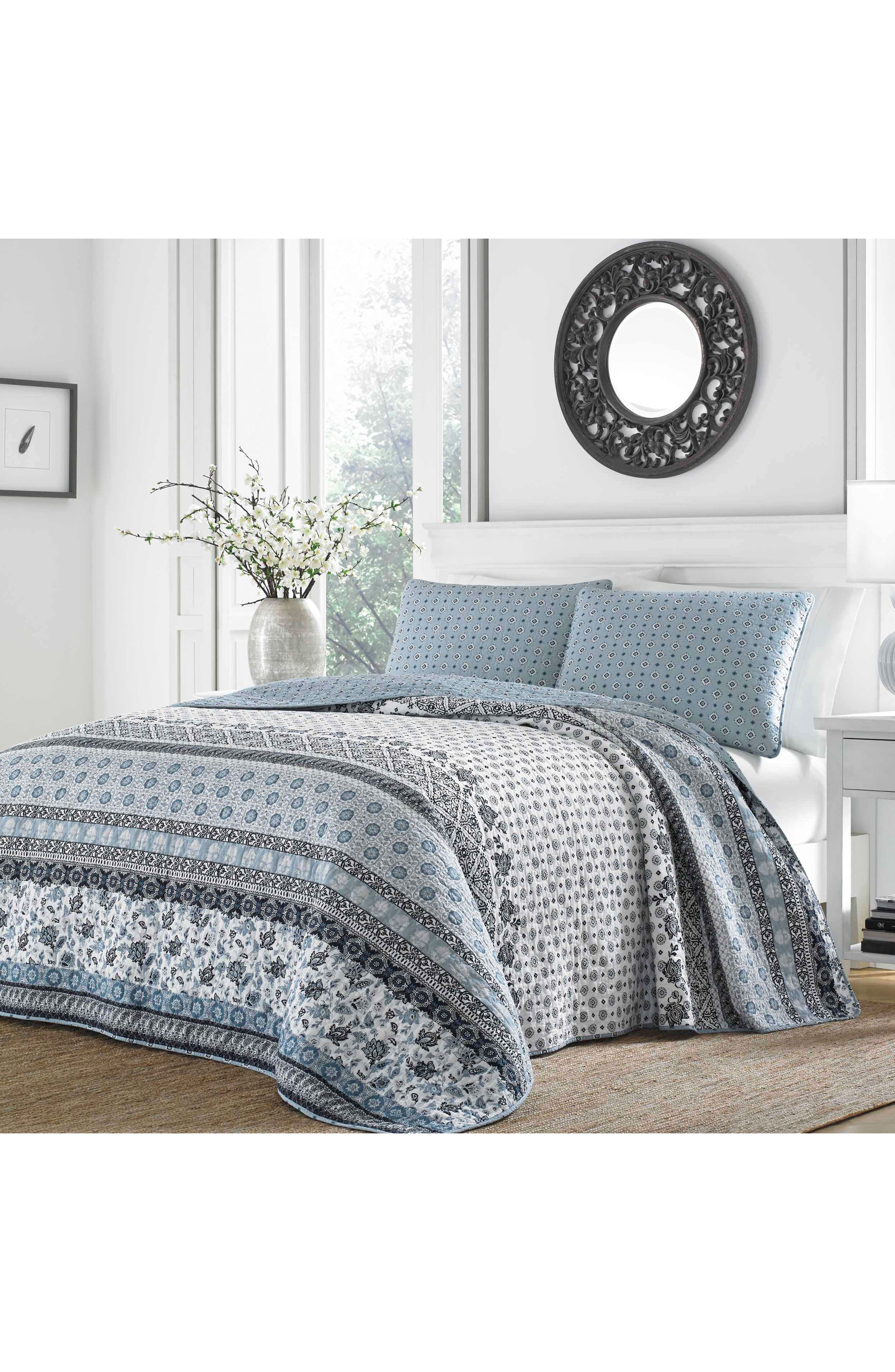 STONE COTTAGE Bexley 136 Thread Cotton Count Quilt Set