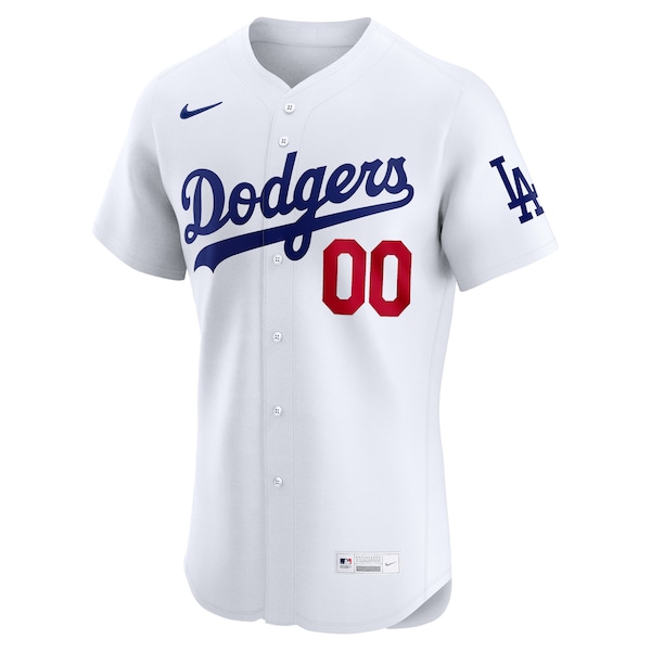 Los Angeles Dodgers Nike Home Elite Custom Jersey - White