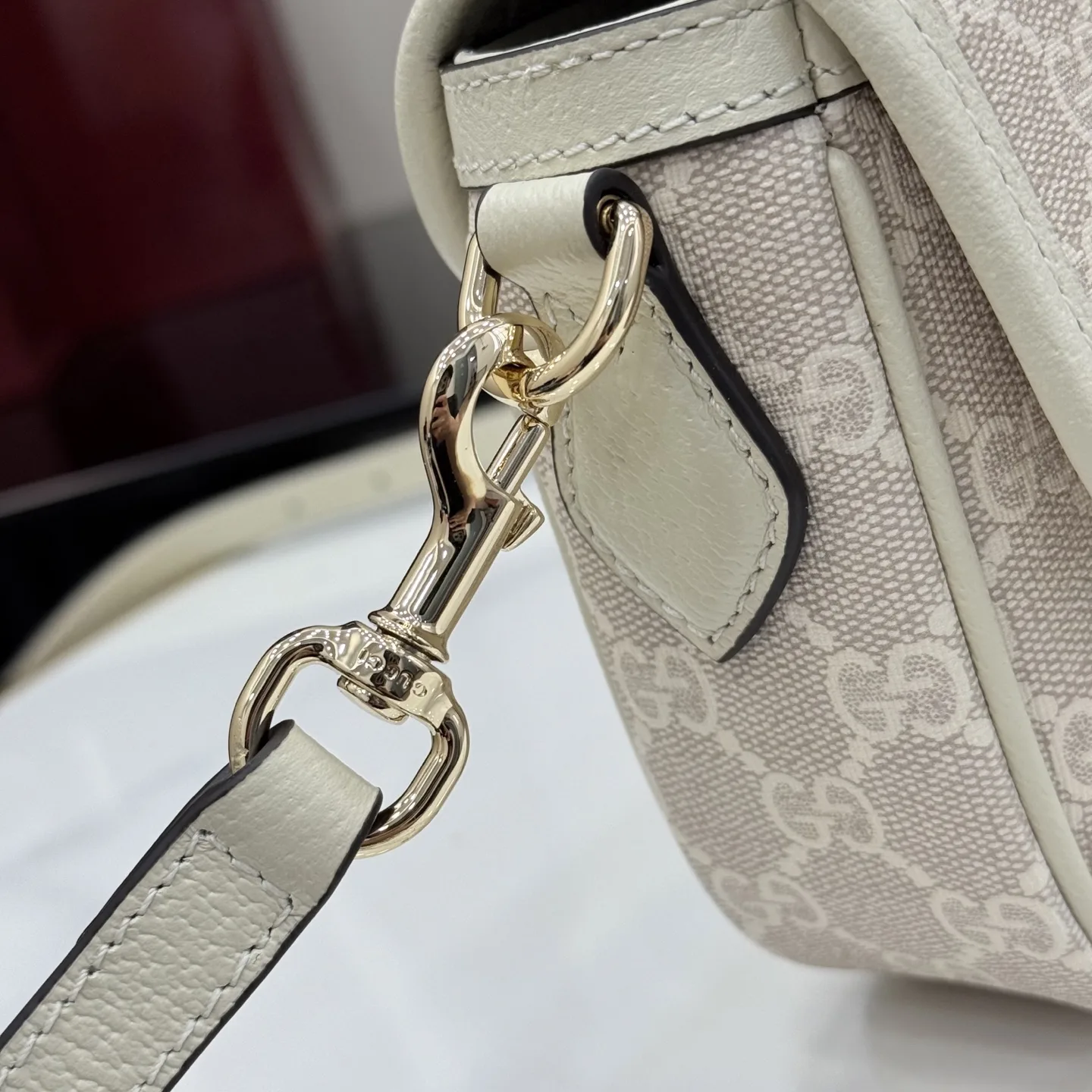 Gucci Ophidia White GG Supreme Canvas Crossbody Bag product photo from LabelPicks