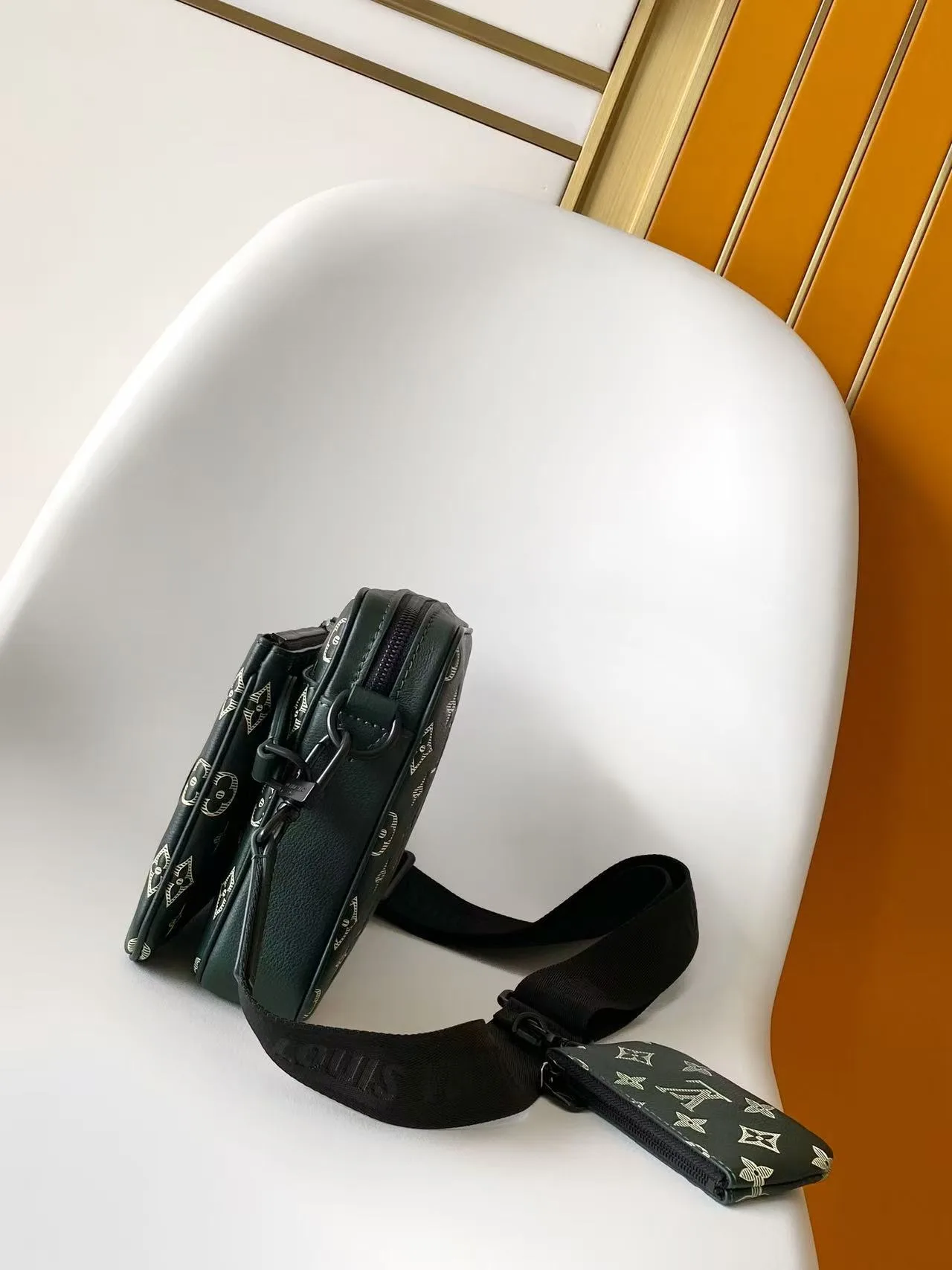 Louis Vuitton Black Calfskin Crossbody Bag product photo from LabelPicks