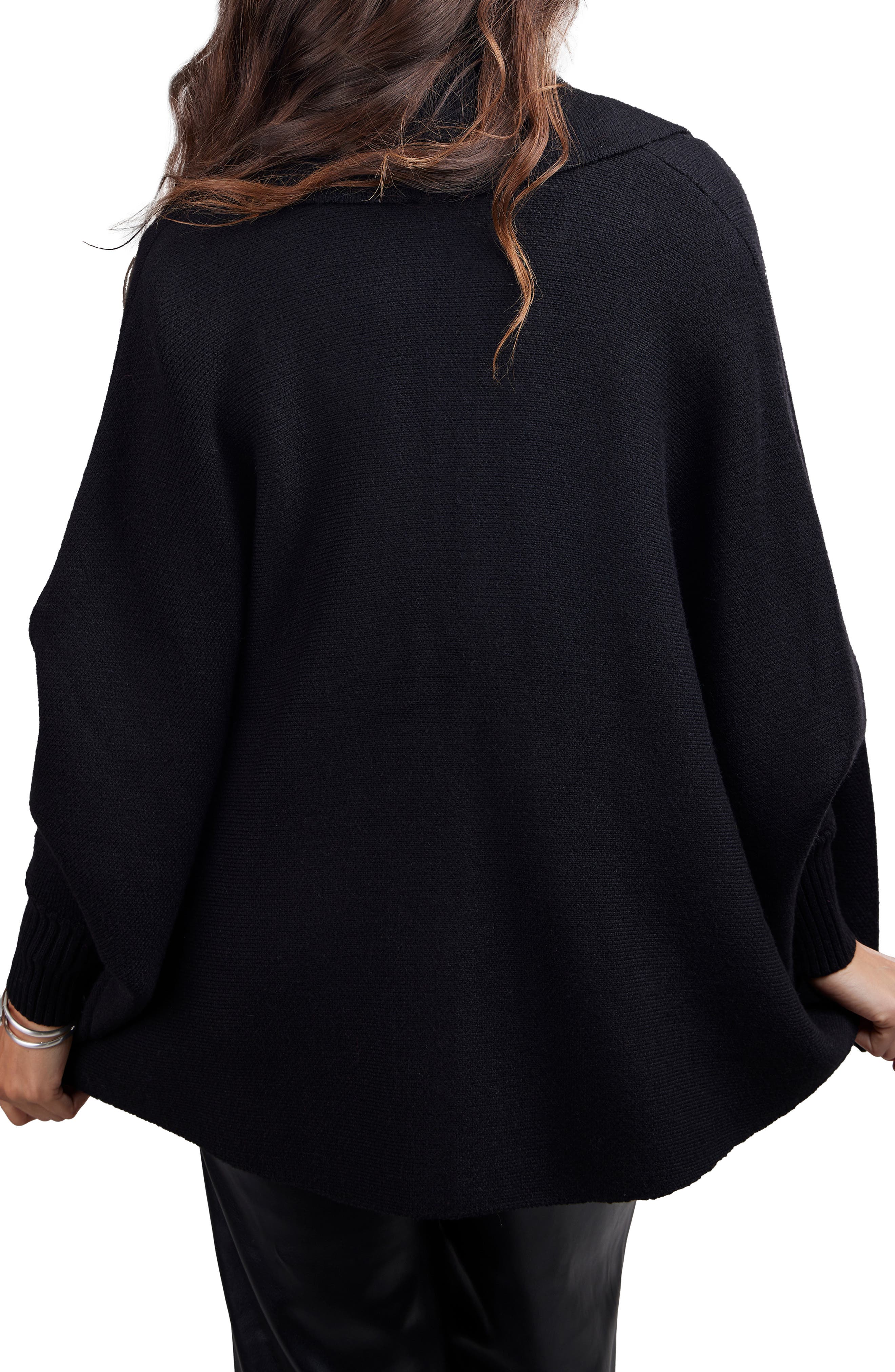SAACHI Shawl Rib Knit Cardigan