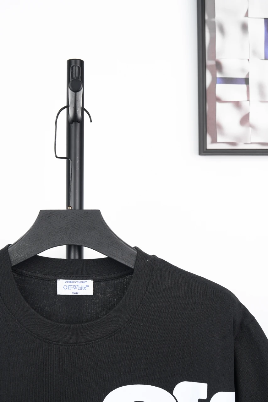 Off-White Black Bold Letter Logo T-Shirt product photo from LabelPicks
