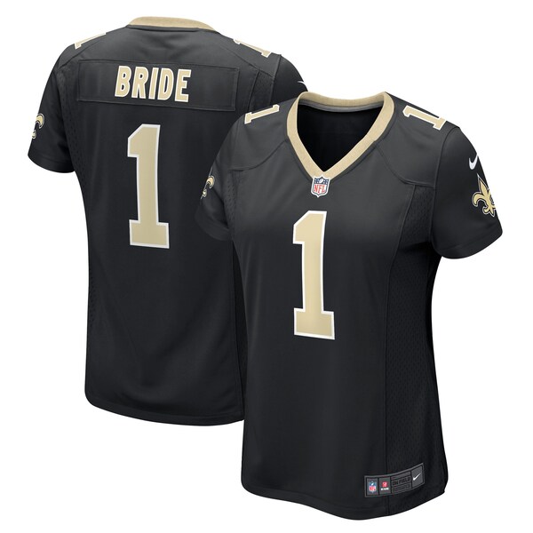 Number 1 Bride New Orleans Saints Nike Women's Game Jersey - Black