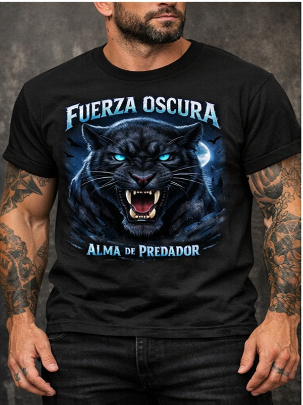 Remera Pantera Oscura | Streetwear Dark Unisex