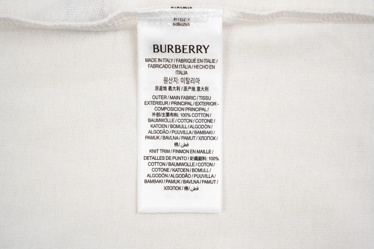 Burberry Off White Heart Rope Equestrian Knight Embroidered T-Shirt product photo from LabelPicks