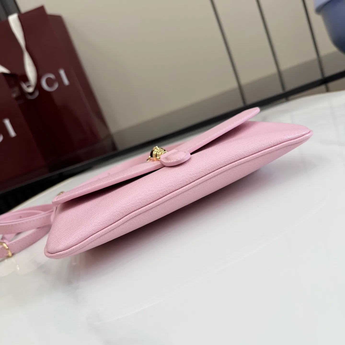 Gucci Jackie Pink Quilted Leather Shoulder Bag product photo from LabelPicks