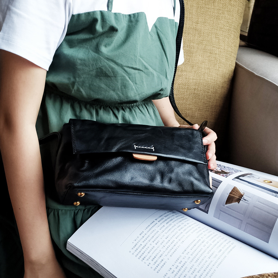 Deep Green Mini Flap Purse