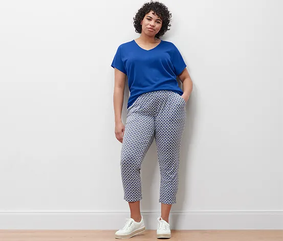 Bedruckte Jerseyhose