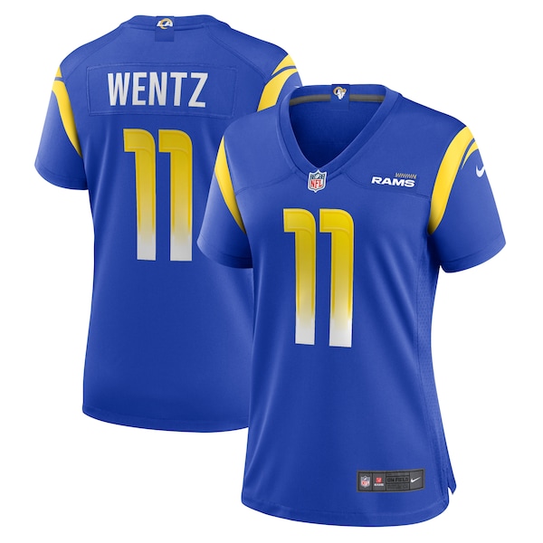 Carson Wentz Los Angeles Rams Nike Women's Team Game Jersey -  Royal
