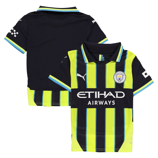Manchester City Puma Youth 2024/25 Away Replica Jersey - Navy