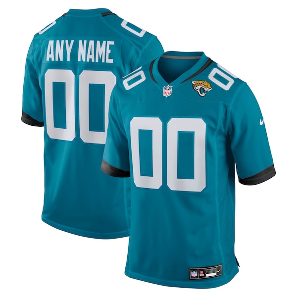 Jacksonville Jaguars Nike Custom Game Jersey - Teal