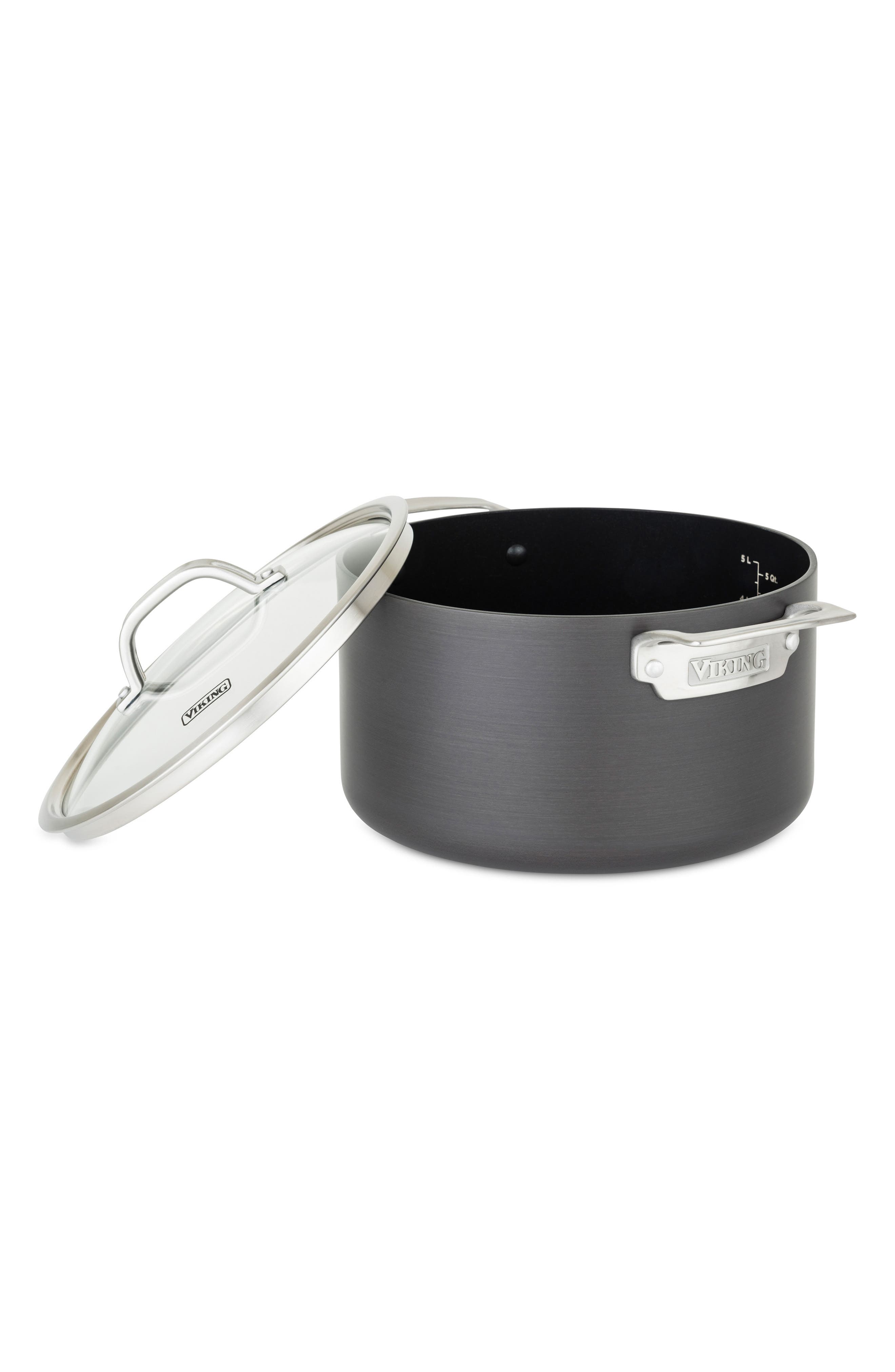 Viking Hard Anodized Nonstick 6-Quart Dutch Oven With Lid