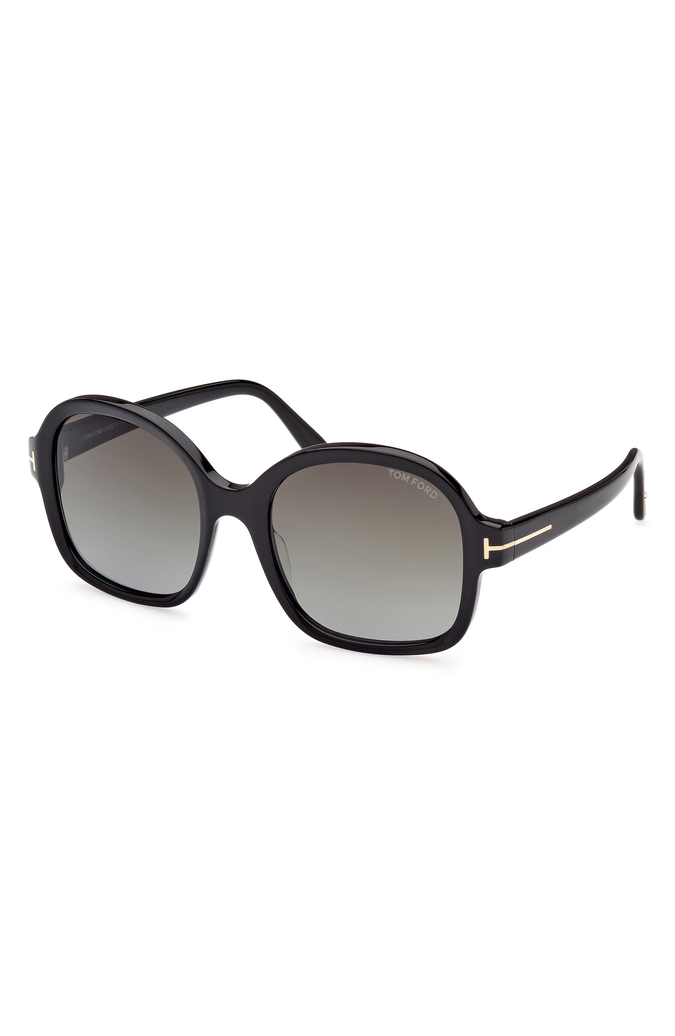 TOM FORD 68mm Butterfly Sunglasses