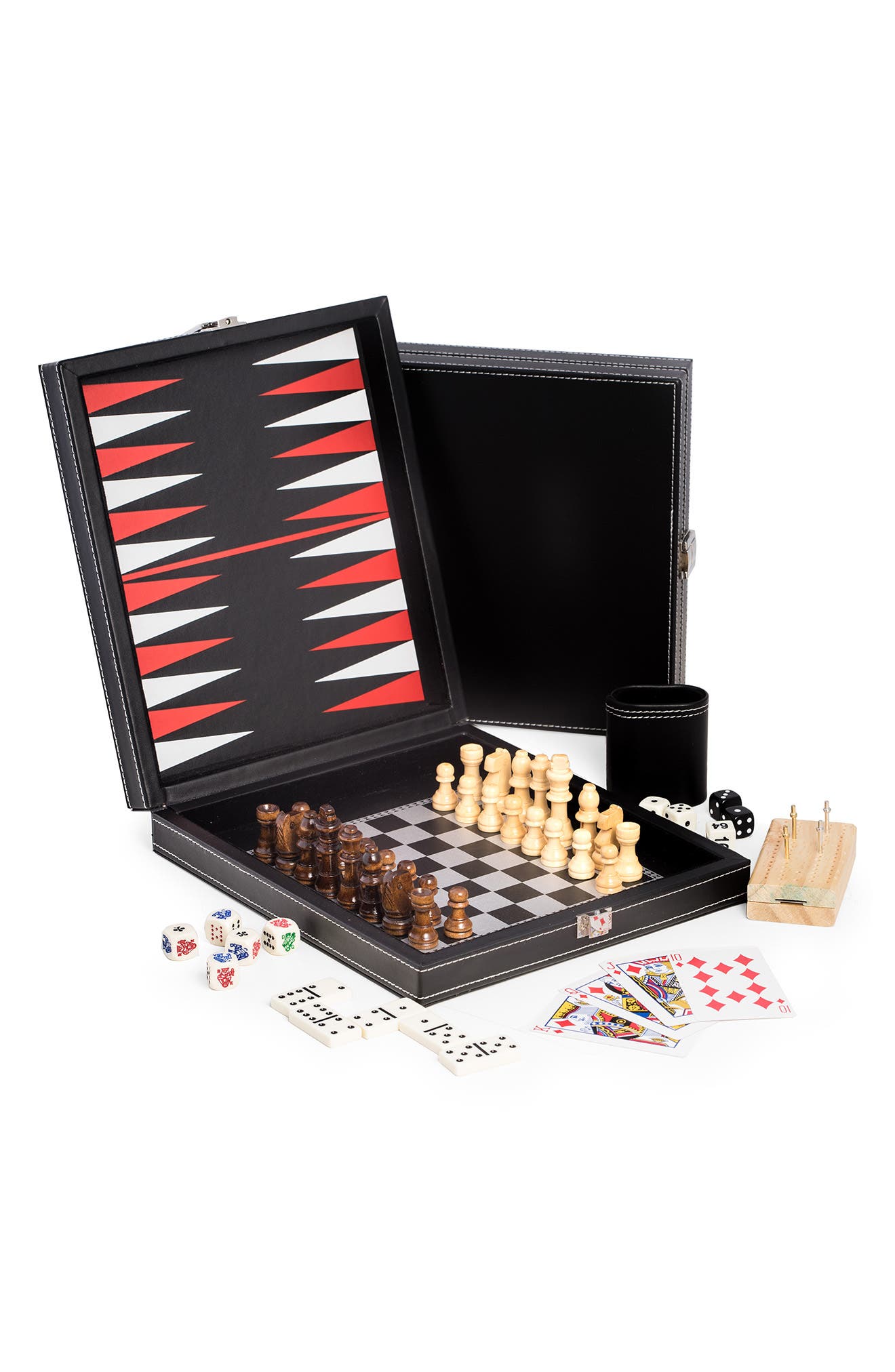 Bey-Berk 5-in-1 Portable Board Game