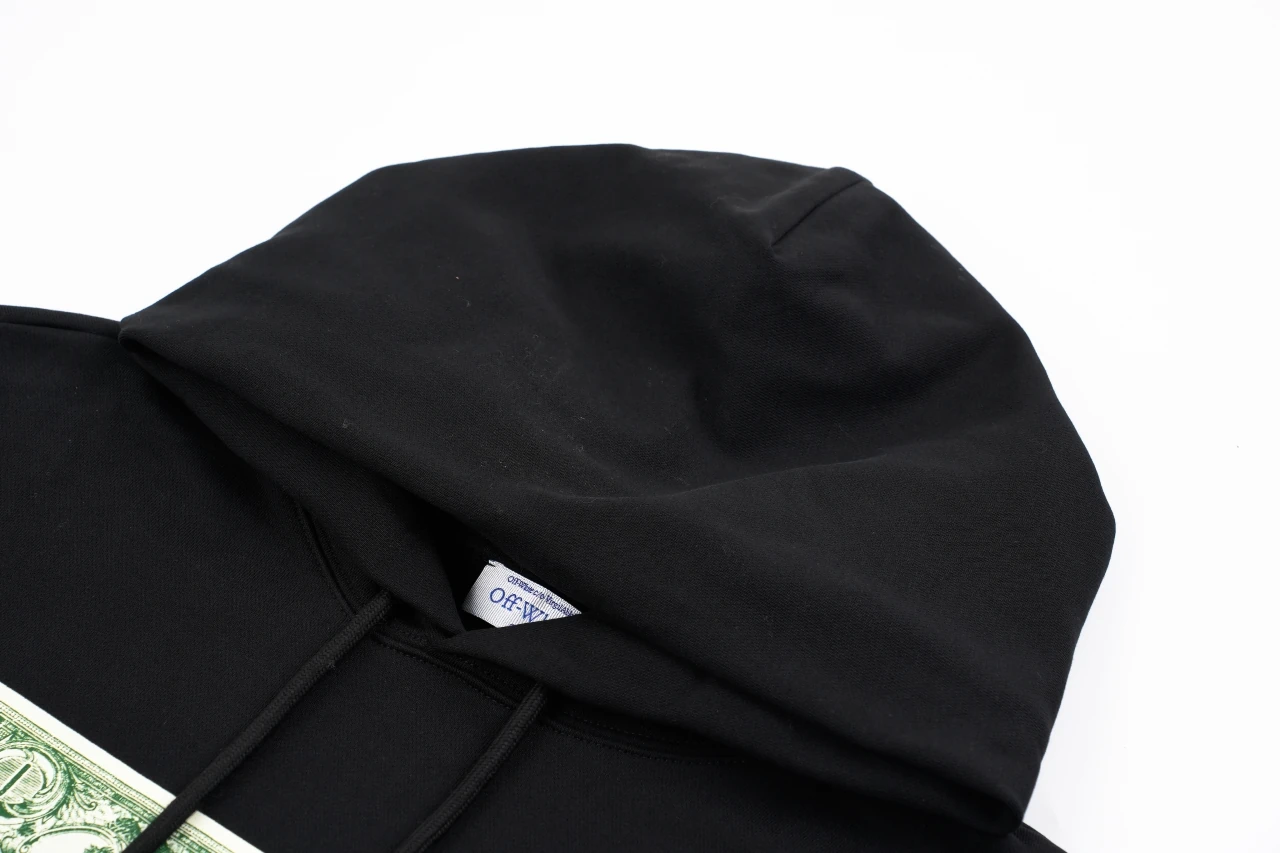 Off-White Black Dollar Arrow Graphic Hoodie product photo from LabelPicks