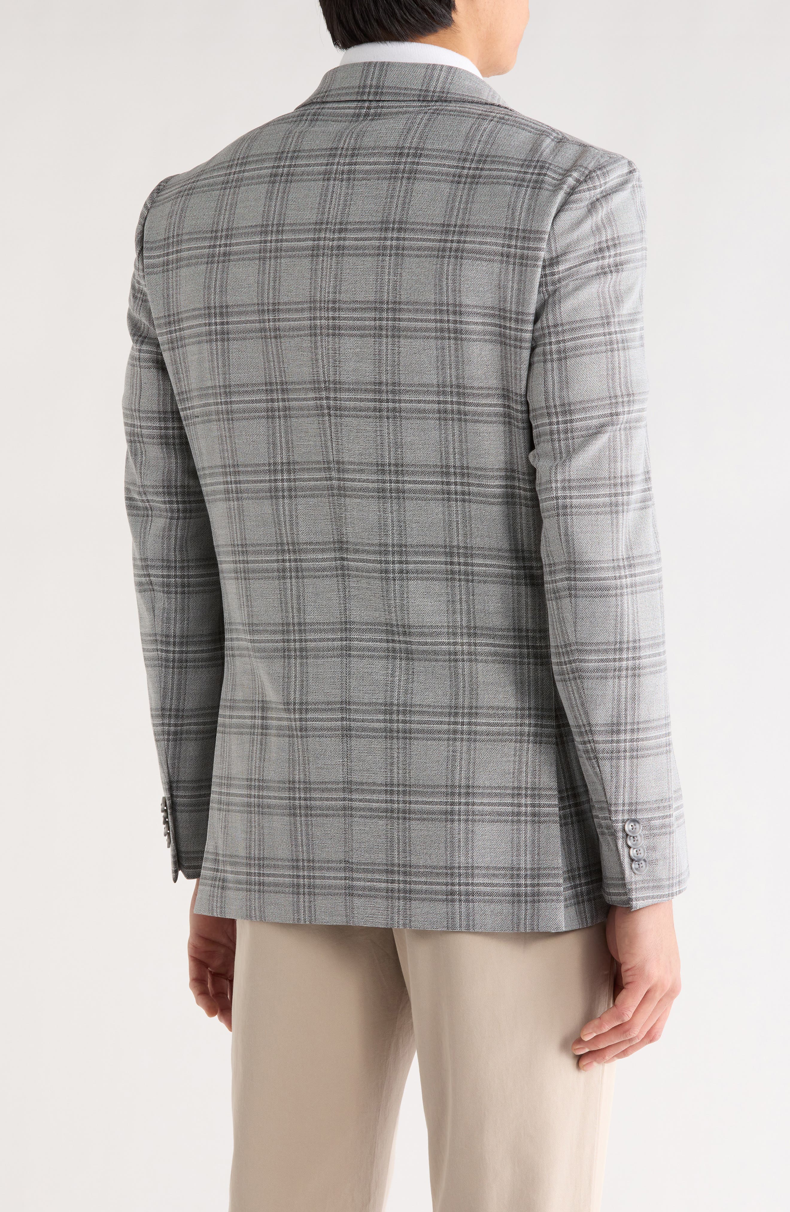 Original Penguin Plaid Notch Lapel Sport Coat