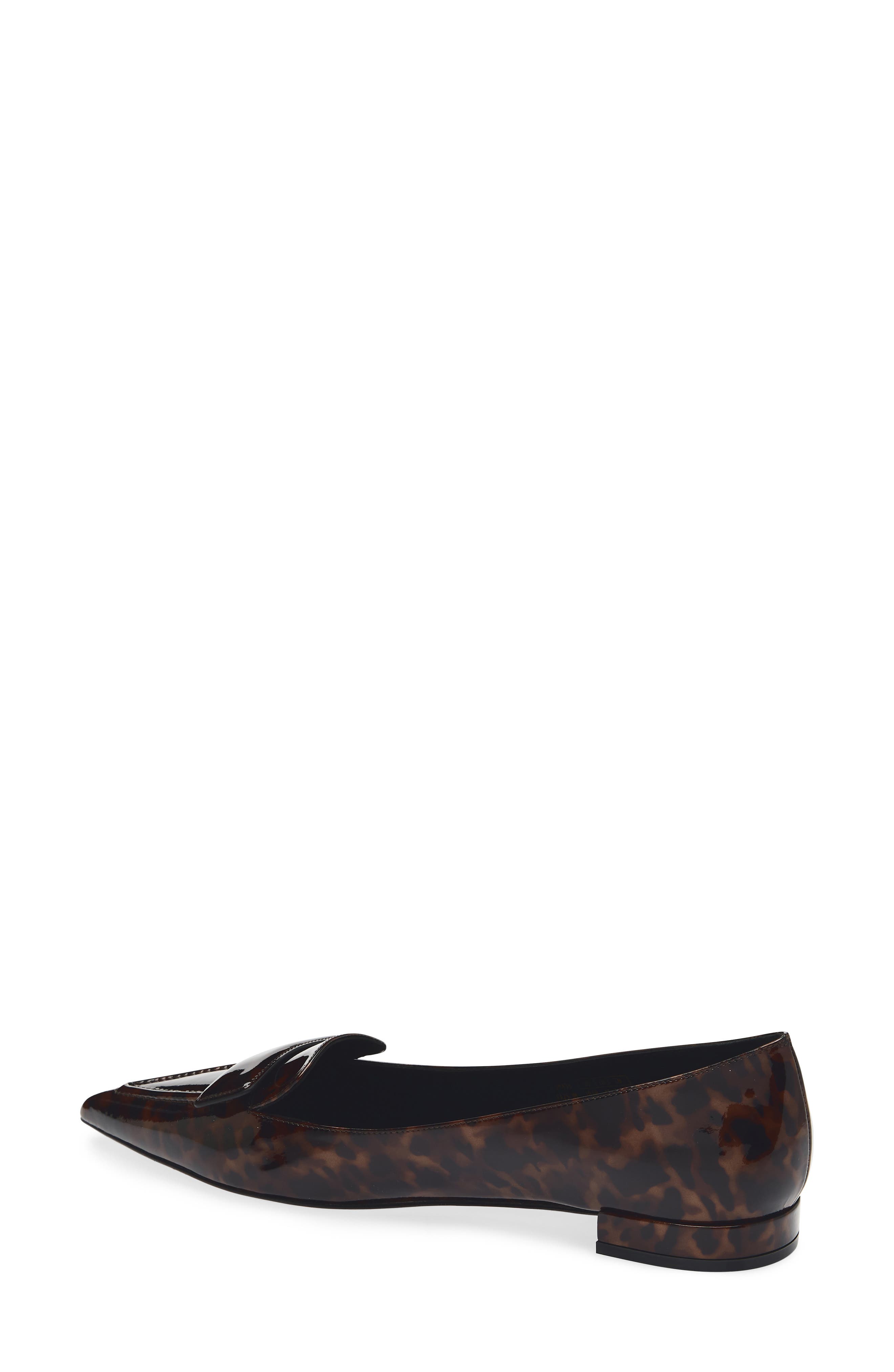 Stuart Weitzman Sovinnie Patent Loafer Flat
