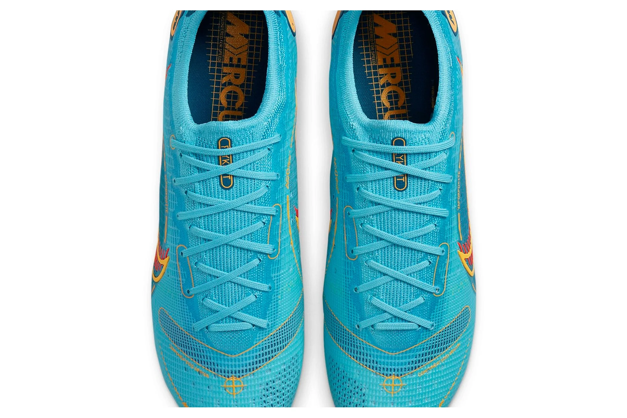 Nike Mercurial Vapor 14 Elite AG ‘Chlorin Blue Marina Laser Orange’ DJ2833-484