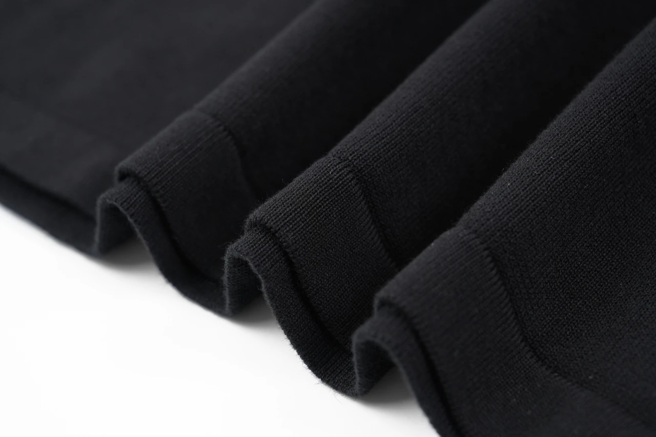 Louis Vuitton Black Leather Patch Knit Polo Shirt product photo from LabelPicks