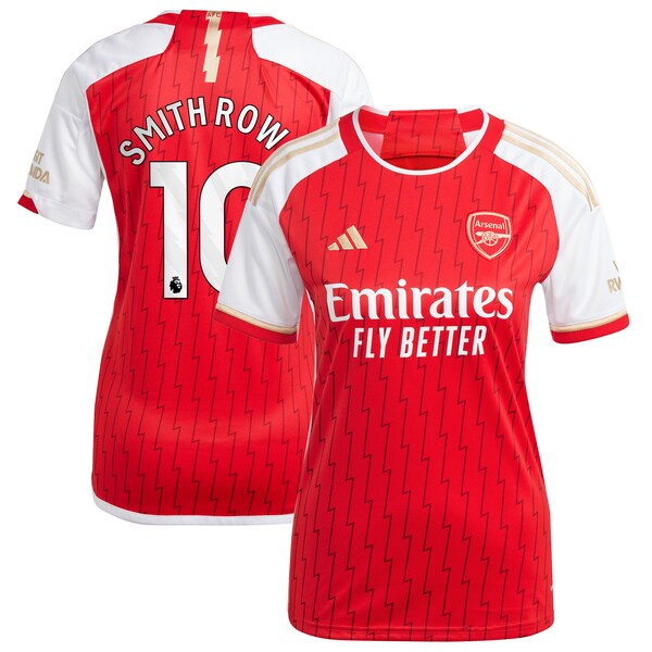 Emile Smith Rowe Arsenal adidas Women's 2023/24 Home Replica Player Jersey - Red/Green/Yellow