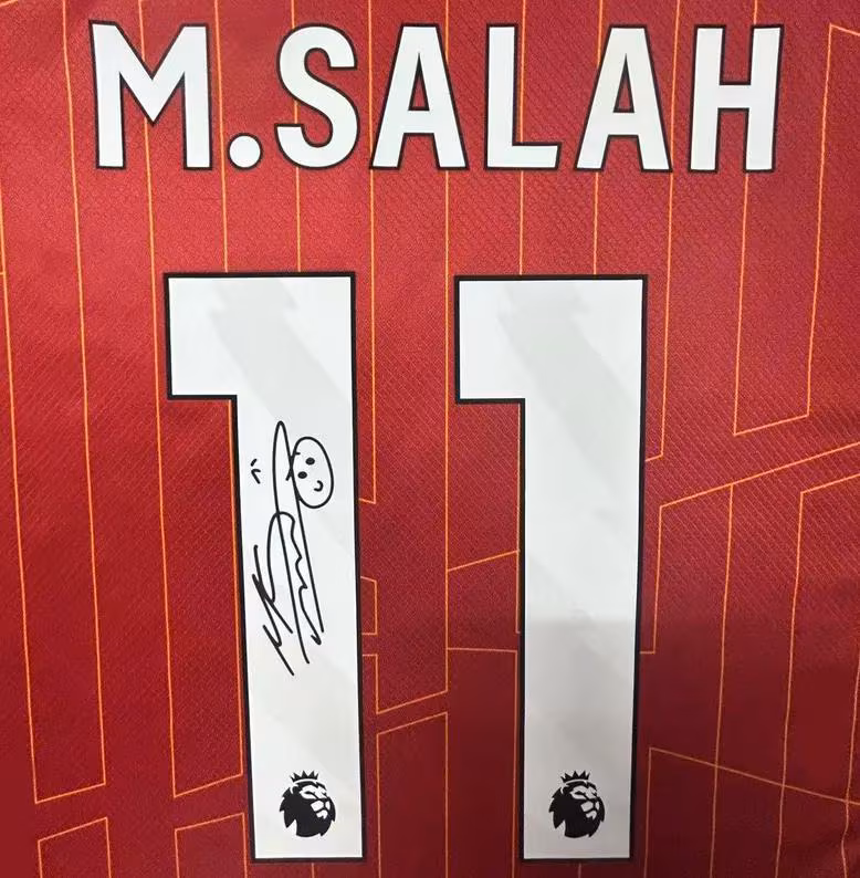 Mo Salah SIGNED Liverpool 24/25 Home Jersey/Shirt - COA - 2025