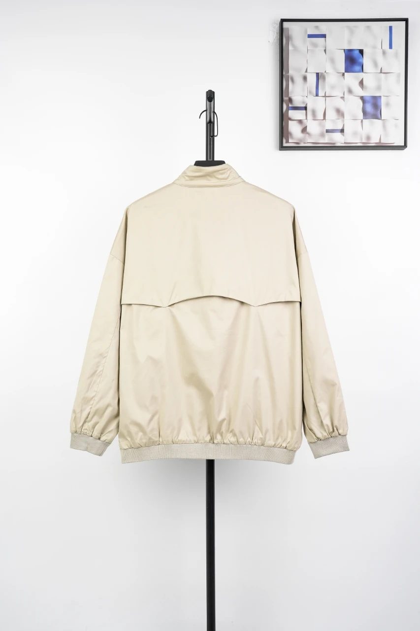 Miu Miu Beige Logo Red Check Lined Jacket product photo from LabelPicks