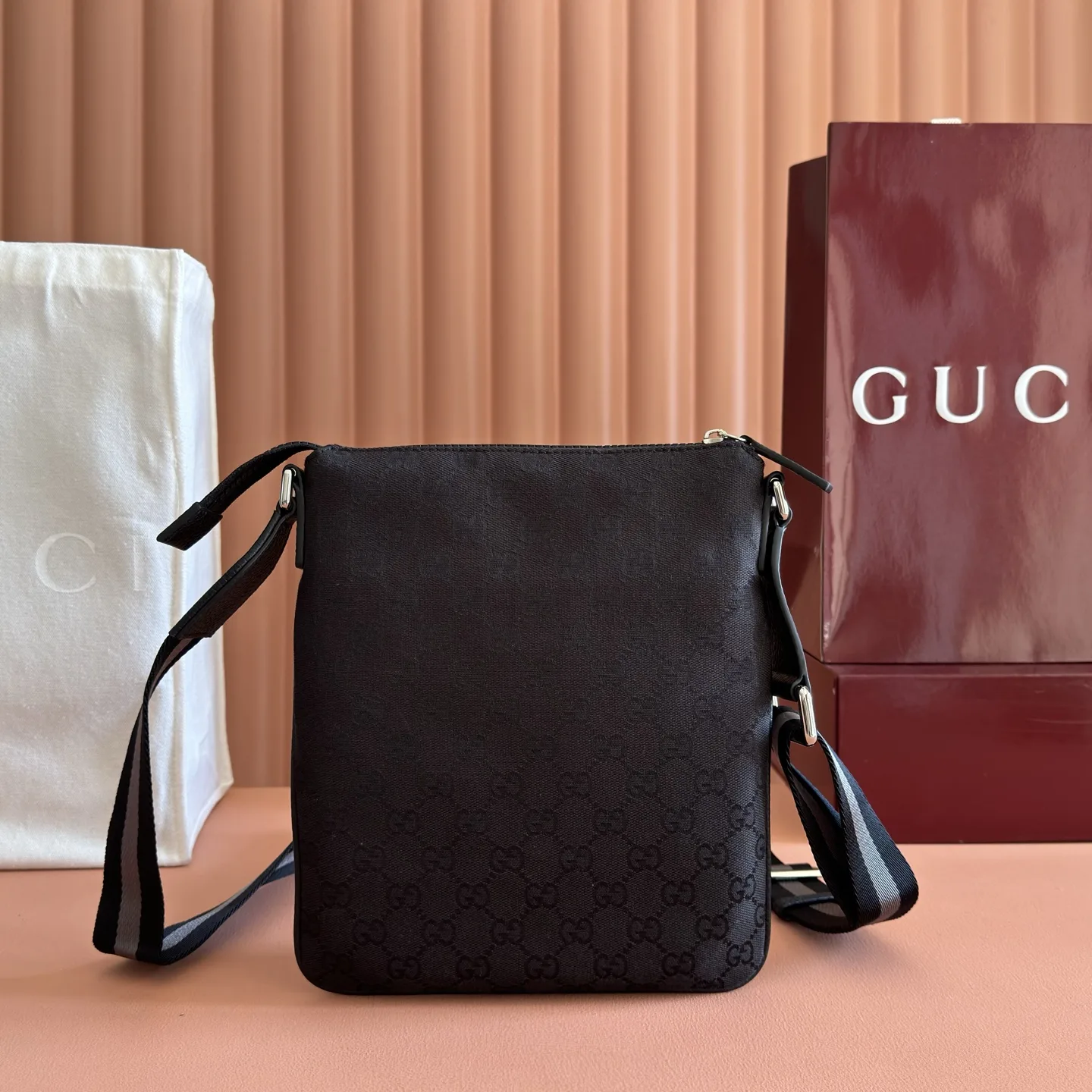 Gucci Canvas and Leather Crossbody Bag product photo from LabelPicks