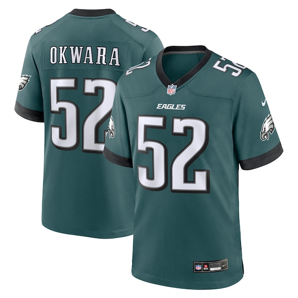 Julian Okwara Philadelphia Eagles Nike Game Jersey - Midnight Green
