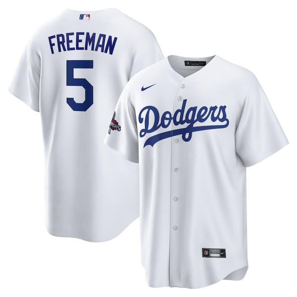 Freddie Freeman Los Angeles Dodgers Nike 2024 World Series Champions Home Replica Player Jersey - White