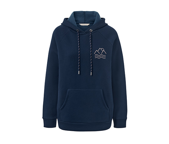 Kapuzensweatshirt, dunkelblau