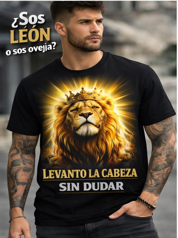 Remera León Gloria | Streetwear Unisex