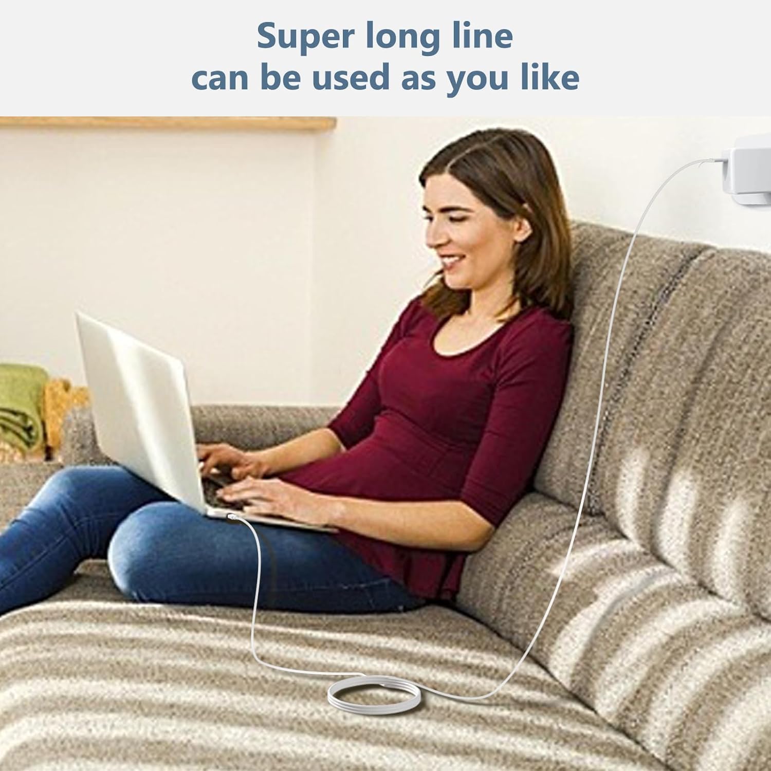 MacBook Pro/Air Charger - 100W USB-C Fast Charger, compatible with MacBook Pro/Air, M1, M2, M3, M4, M5, iPad Pro, and all USB-C laptops and phones, 6.6ft charging cable