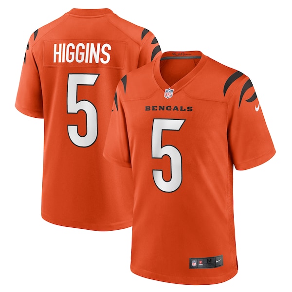 Tee Higgins Cincinnati Bengals Nike Alternate Game Player Jersey - Orange/White