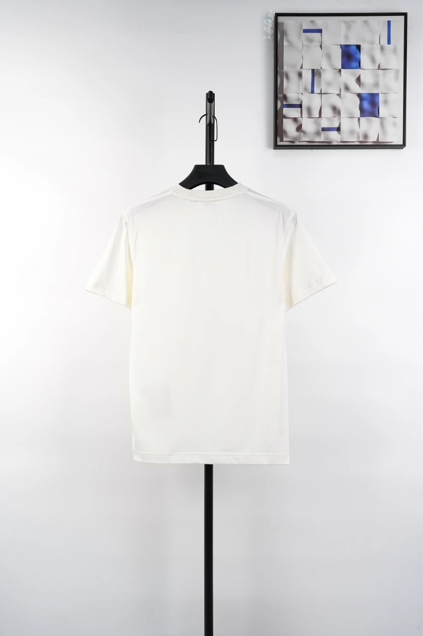 Burberry White Check Equestrian Knight Patch T-Shirt product photo from LabelPicks