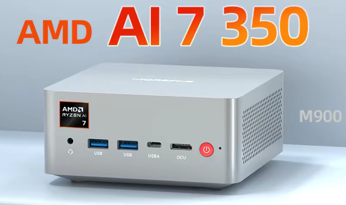 Moore MiniPC AI 7 350 32GB+1TB Brand New WIFI 7, BT5.1 USB4 Brand New - GreshamTech