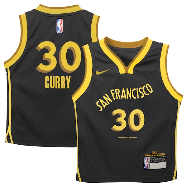 Stephen Curry Golden State Warriors Nike Toddler Swingman Replica Jersey - City Edition - Black