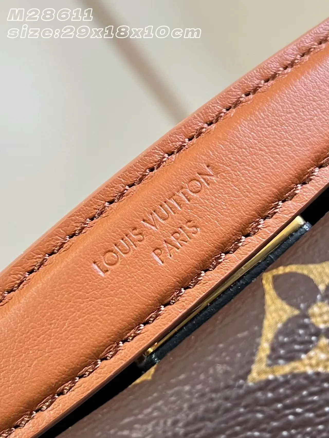 Louis Vuitton Gold Madeleine Canvas and Leather Shoulder Bag product photo from LabelPicks