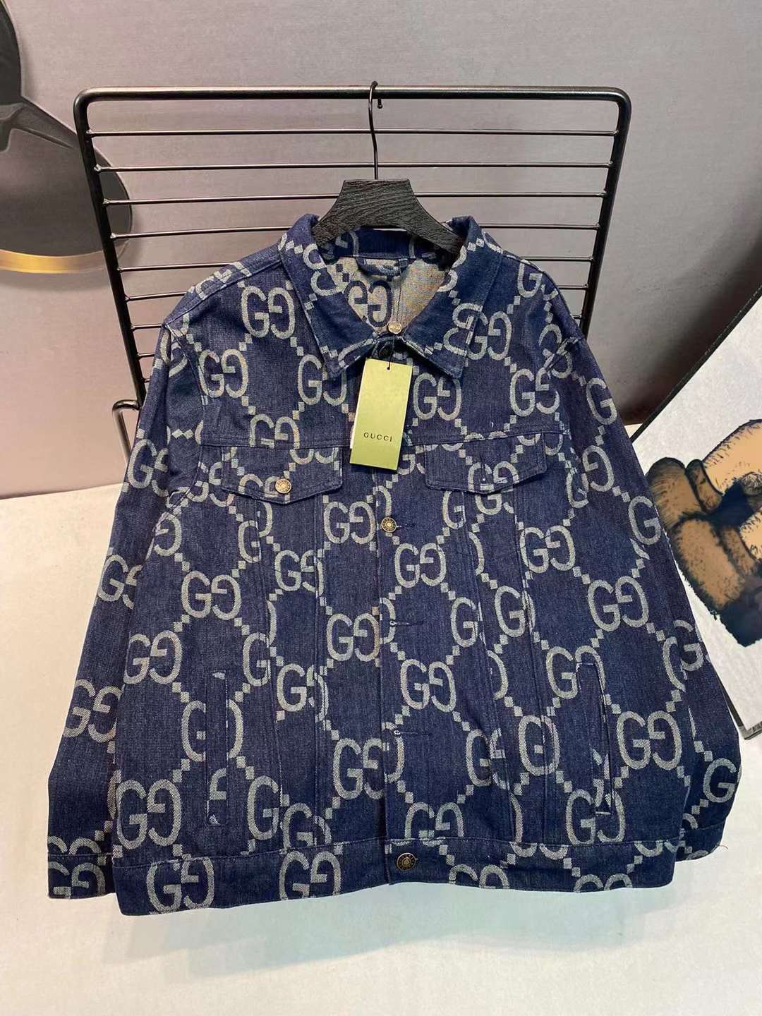 New printed denim jacket