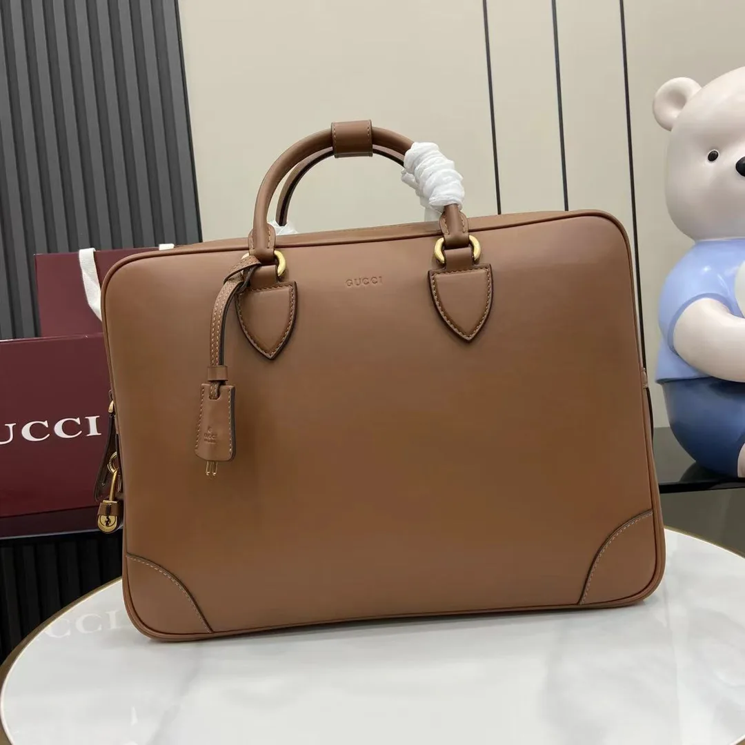 Gucci Brown Calfskin Tote Bag product photo from LabelPicks